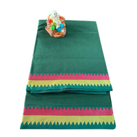 Megha Gulabi Zig-zag Saree