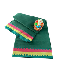 Megha Gulabi Zig-zag Saree