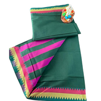 Megha Gulabi Zig-zag Saree