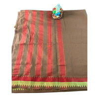 Megha Gulabi Zig-zag Saree