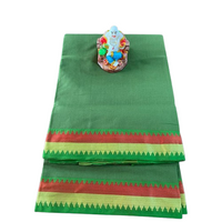 Megha Gulabi Zig-zag Saree