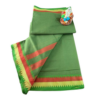 Megha Gulabi Zig-zag Saree