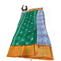 Floral Printed Muga Silk Saree