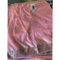 Vintage Rust Tie-Dye Pure Chiffon
