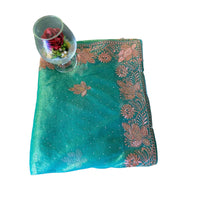 Vintage Rust Tie-Dye Pure Chiffon