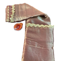 Chandrika Mocha Lace Saree