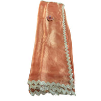 Peach Aura Lace Saree.