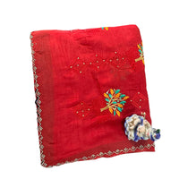 Hand-Embroidered Chiffon