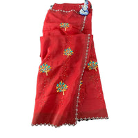 Hand-Embroidered Chiffon