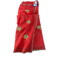 Hand-Embroidered Chiffon