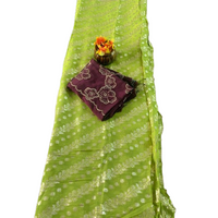 Zari Butta Georgette Saree