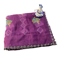 Hand-Embroidered Chiffon