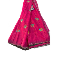Hand-Embroidered Chiffon