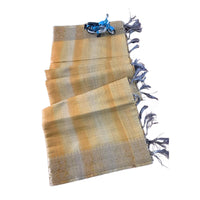 Chanderi Silk Saree with Zari Stripes.