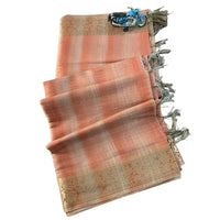 Chanderi Silk Saree with Zari Stripes.