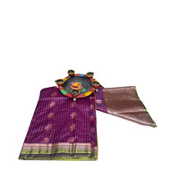 Kanjivaram semi pattu Silk Saree