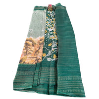 Tussar Organza Tissue Saree