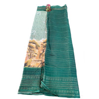 Tussar Organza Tissue Saree