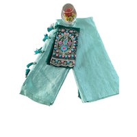 Crushed Tissue Saree