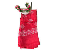 Batik Printed Bandhani Saree