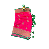 Morpankhi Kadiyal Paithani Saree