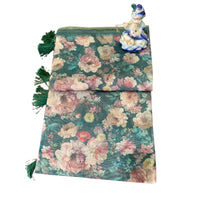 Digital Floral Printed Chiffon Saree