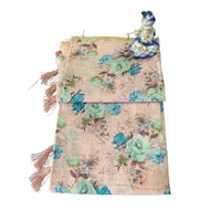 Digital Floral Printed Chiffon Saree