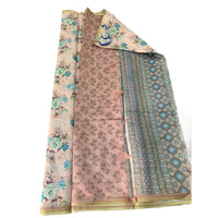 Digital Floral Printed Chiffon Saree