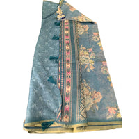 Digital Floral Printed Linen Cotton Saree