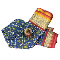 Hand Block Printed Chanderi Silk Saree