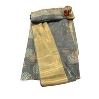 Hand Block Printed Chanderi Silk Saree