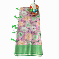 Tabby Silk Organza Saree