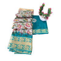 Batik Printed Cotton Saree