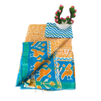 Ikat Handloom Cotton Saree