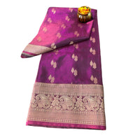 Traditional Zari Woven Kanjeevaram Silk Saree.