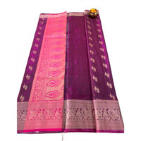 Traditional Zari Woven Kanjeevaram Silk Saree.