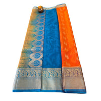 Traditional Zari Woven Kanjeevaram Silk Saree.