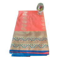 Traditional Zari Woven Kanjeevaram Silk Saree.