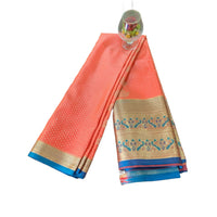 Traditional Zari Woven Kanjeevaram Silk Saree.