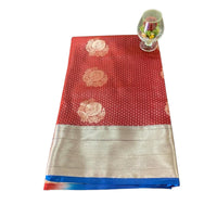 Traditional Zari Woven Kanjeevaram Silk Saree.