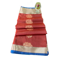 Traditional Zari Woven Kanjeevaram Silk Saree.