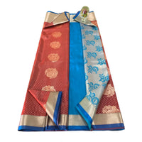 Traditional Zari Woven Kanjeevaram Silk Saree.