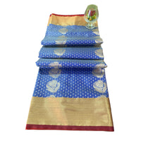 Traditional Zari Woven Kanjeevaram Silk Saree.