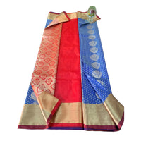Traditional Zari Woven Kanjeevaram Silk Saree.