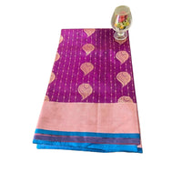 Traditional Zari Woven Kanjeevaram Silk Saree.