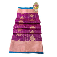 Traditional Zari Woven Kanjeevaram Silk Saree.