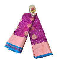 Traditional Zari Woven Kanjeevaram Silk Saree.