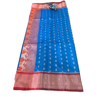 Traditional Zari Woven Kanchipuram Silk Saree.