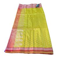 Traditional Zari Woven Kanchipuram Silk Saree.