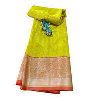 Traditional Zari Woven Kanchipuram Silk Saree.